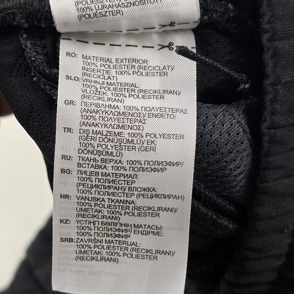 Adidas Pants Mens XLT Black Primeblue Parley Ocean Plastic Textured Zip Pockets - Picture 5 of 16